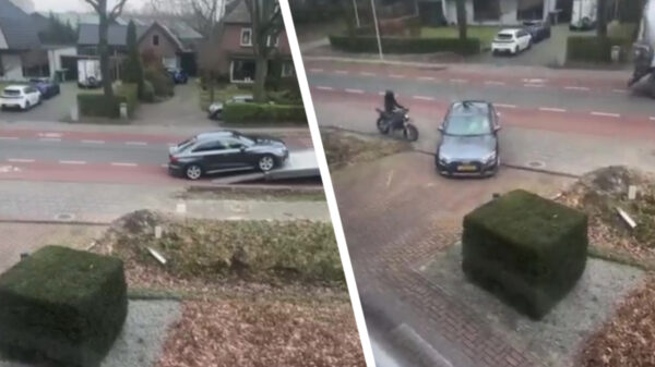 Gloednieuwe Audi kan dankzij onoplettende bezorger direct terug naar de garage