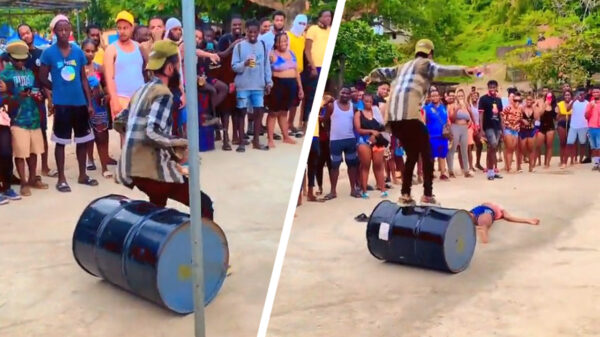 Gewoon een Jamaicaans dansje om je wenkbrauwen bij te fronsen