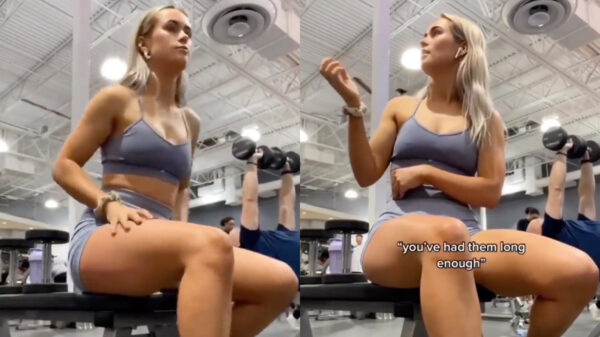 Nu ook in de sportschool: Karen komt hoogstpersoonlijk je dumbells jatten