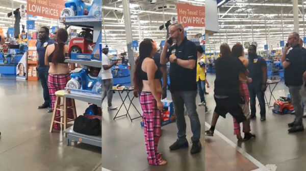 Grofgebekte tante wil matten met medewerkers nadat ze van winkeldiefstal wordt beschuldigd