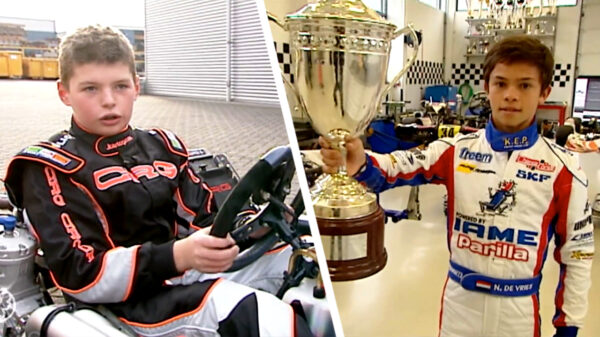 Interview met een mini-Max Verstappen en Nyck de Vries over de Formule 1