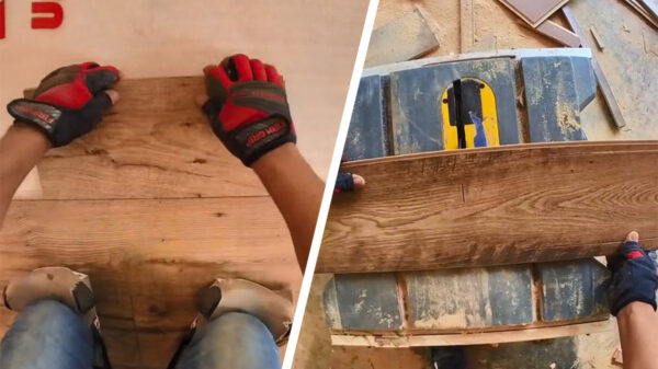 Even genieten van hoe een echte vloerprofessional aan het werk is