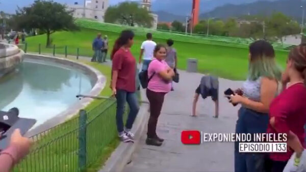 Kerel krijgt bitchslap en gaat in de meest bizarre achtervolging ooit