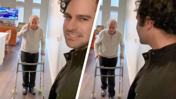 Opa komt de laatste tijd nauwelijks vooruit met zijn looprek