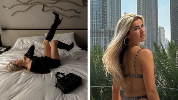 Jade Anna showt vanuit Dubai haar beach bum in "satisfying filmpje"