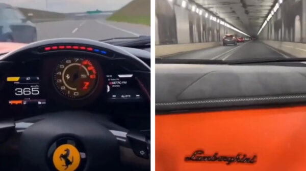 Even genieten van dikke supercars die met 300+ over de snelweg jakkeren
