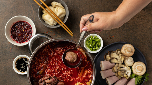 Deze halve kikker heeft zo te zien geen zin in een vers hotpotje