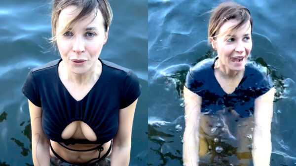 Goedemorgen: we beginnen deze week met Victoria's frisse ochtendduik