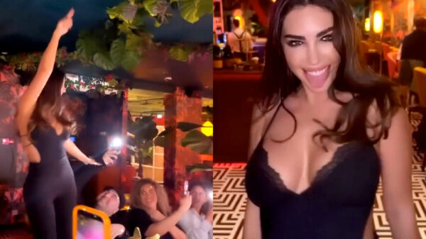 Yolanthe steelt de show in kittig pakje op haar verjaardagsfeest in Amsterdam