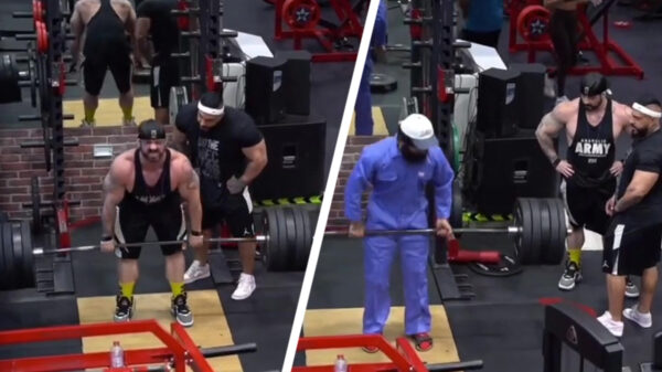 Enorme bodybuilder genadeloos getrolld door schoonmakende 'concierge'