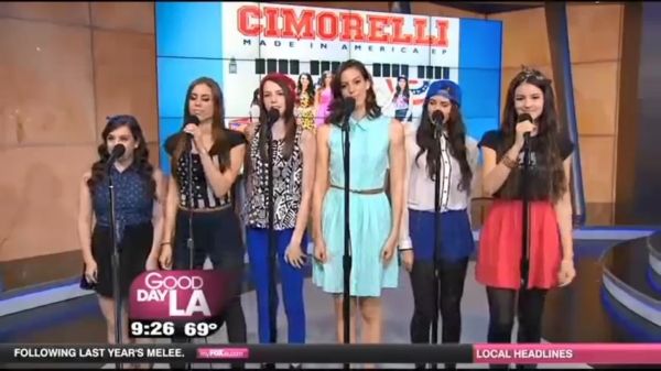 Muziekgroep met alleen maar zussen geeft akward tv-optreden bij Good Day LA