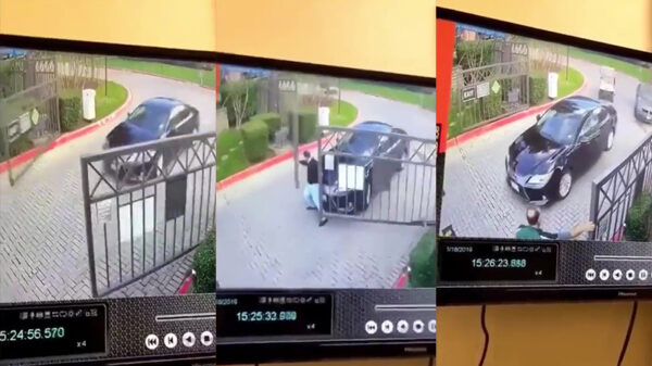 Automatisch hek blijkt een sadistisch eigen willetje te hebben