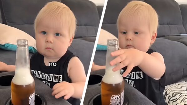 Als je pa weer eens nee zegt tegen een biertje