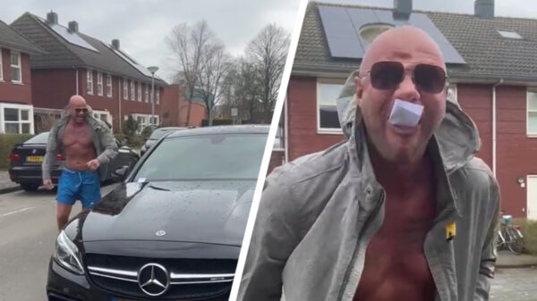 Hongerige Alex Soze besluit te ontbijten met zijn net gekregen verkeersboete