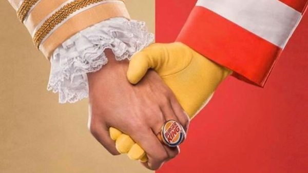 Geniaal: Burger King verkoopt hele dag geen Whoppers om goed doel McDonald's te steunen