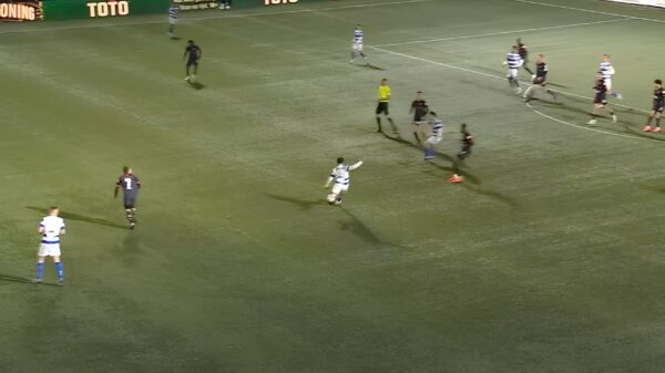 Wereldgoal gemist: Dwayne Green (SV Spakenburg) maakte de treffer van het jaar tegen PSV