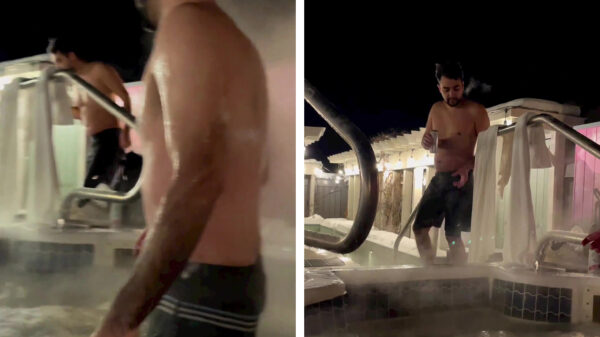 Gooi even een handdoek naar me, het is ijskoud hier!