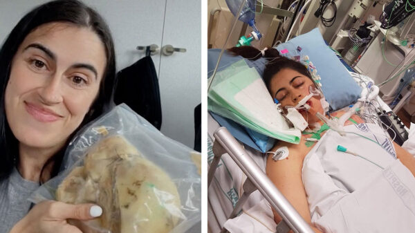 Jessica Manning onderging een harttransplantatie en kreeg haar oude hart mee als souvenir