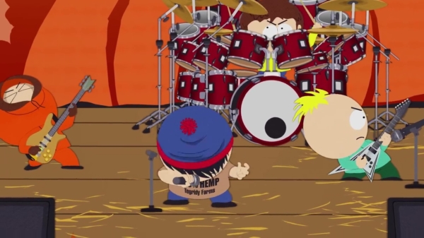Stan Marsh blaast South Park omver met zijn nieuwe band Crimson Dawn