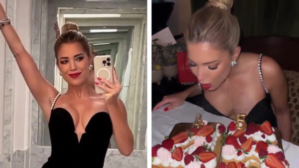 Hieperdepiep: Sylvie Meis viert haar 45e verjaardag in een weinigverhullende jurk