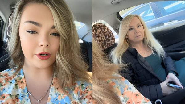 Na de kerkdienst is moeder ineens een stuk minder blij met haar dochter