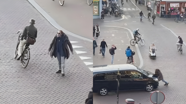 Een gewone dag in Amsterdam waar niemand meer van opkijkt