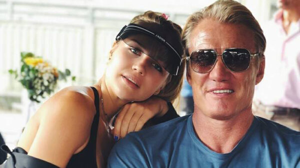 De dochter van krachtpatser Dolph Lundgren is verdomd goed opgedroogd