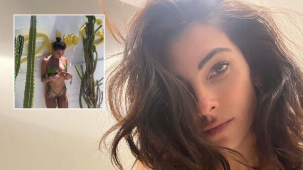 Hè verdikkeme, ook Anna Nooshin lijdt aan het te-kleine-bikini-syndroom