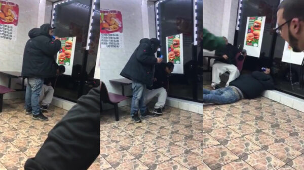 Stomdronken kerel pesten eindigt in keiharde karma-faceplant