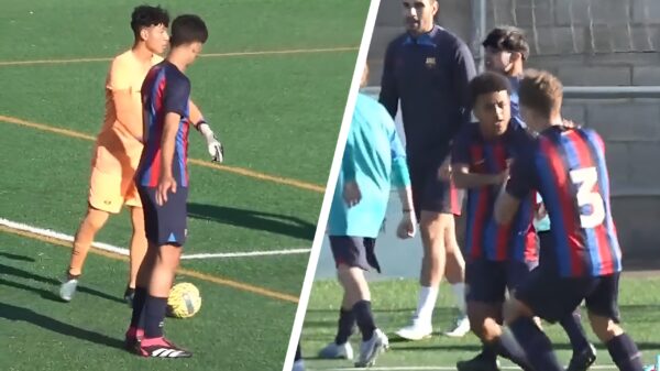Slim of onsportief: Shane Kluivert en Barça-ploeggenoten gaan viral na opmerkelijke goal