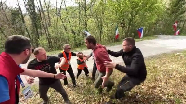 Het WRC-parcours in Kroatië is echt een hele slechte plek voor een knokpartij