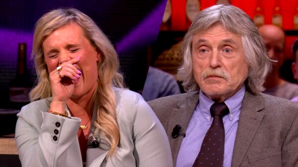 Seksuoloog Eveline Stallaart is in de VI-studio en Johan Derksen is één en al oor