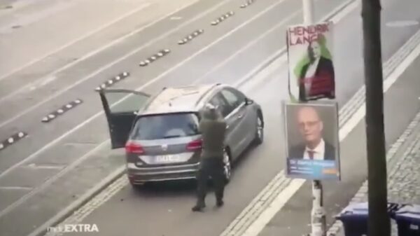Eerste beelden van de aanslag op een synagoge in het Duitse Halle