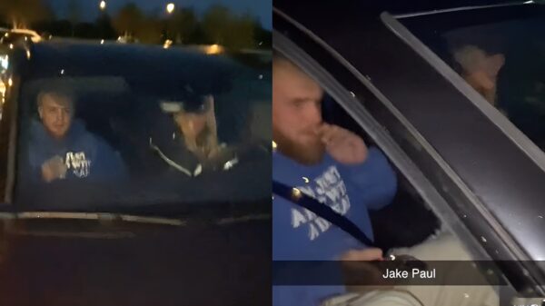 Jake Paul laat zich door Jutta Leerdam rondrijden in het pittoreske Joure