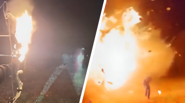 Kampvuur aansteken met brandende pijl blijkt niet het beste idee van de dag