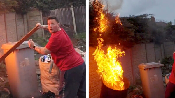 Spuit 11 verbrandt zijn restafval recht onder de heg van de buurman