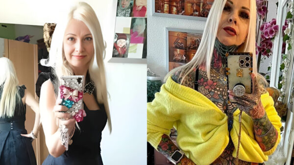 De 57-jarige Kerstin Tristan is waarschijnlijk de meest getatoeëerde oma ter wereld