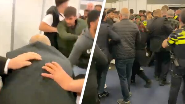 Weer chaos en vechtpartijen in de RAI bij stemmen Turkse verkiezingen