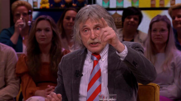 Uiteraard ging ook Johan Derksen los op het Nederlandse optreden op het Songfestival