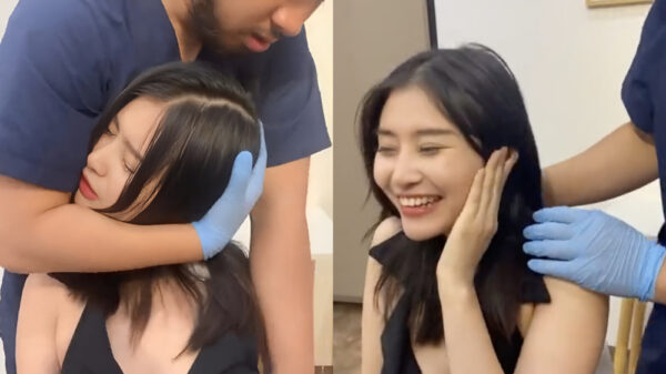 En wéér een tevreden klant bij deze gelukkige chiropractor