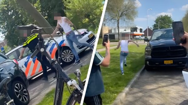 Vrienden helpen aangehouden Urker ontsnappen uit politieauto: "REN WEG!"