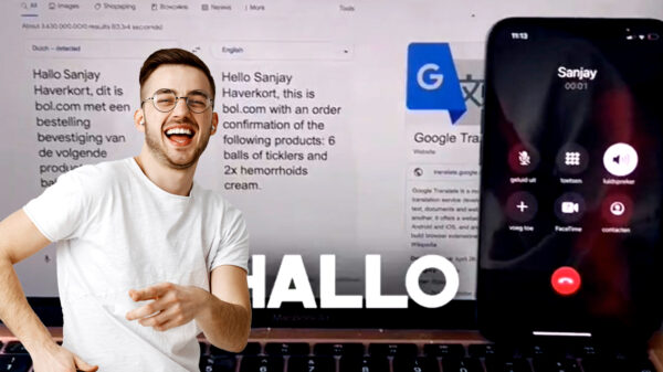 Lorenzo neemt maatje heerlijk in de zeik met pikante bestelling-prank