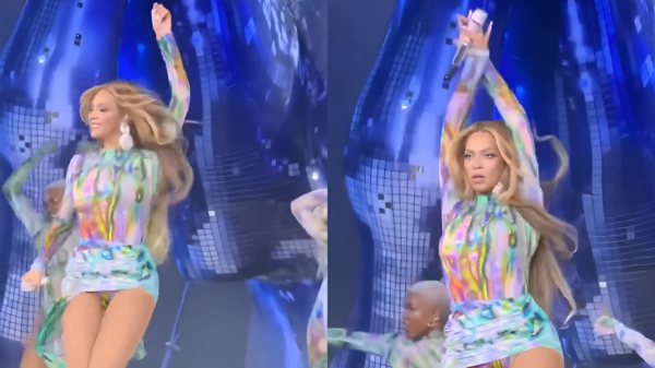 Beyonce bouncet er op los tijdens haar Renaissance-wereldtournee
