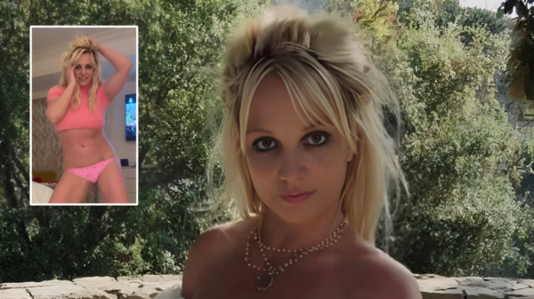 Britney Spears doet weer waar ze goed in is: vreemde dansjes in weinig kleding