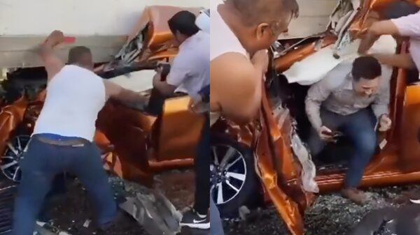 Man heeft engeltje op zijn schouder en loopt zonder kleerscheuren weg na zwaar ongeluk