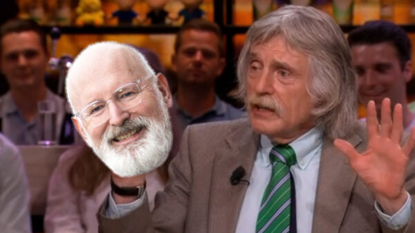 Johan Derksen gaat naast Mark Rutte tekeer tegen Frans Timmermans en noemt hem "groene gek"