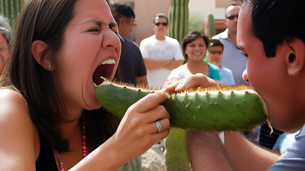 Je hoofd wordt een vergiet dankzij deze pijnlijke cactus-eetwedstrijd in AI