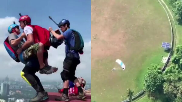 Een basejump in een basejump: basejumpception