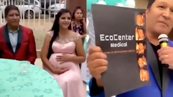 Pijnlijk: man bewijst tijdens babyshower dat het kind niet van hem is