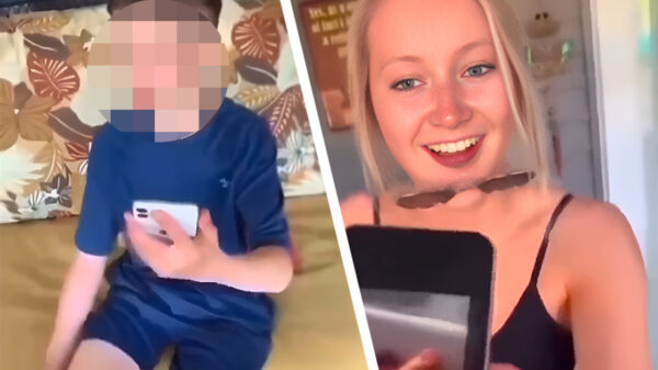 Op heterdaad betrapt: neefje was stiekem foto's van haar voeten aan het maken